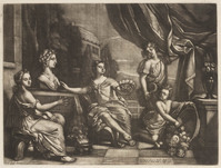 KG 05324
<br/>
De vier jaargetijden voor een buste
<br/>
<em>Schenk, Pieter (I) (1660-1711)</em>